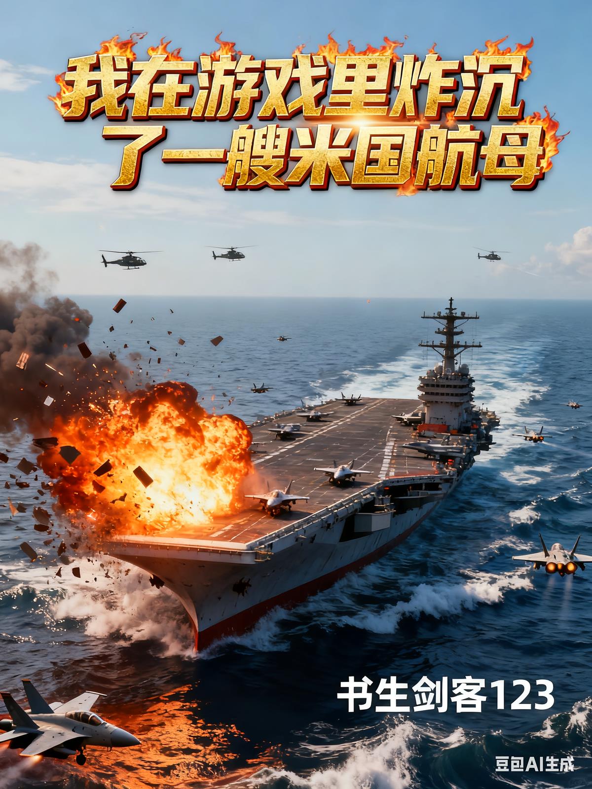 我在游戏里炸沉了一艘米国航母