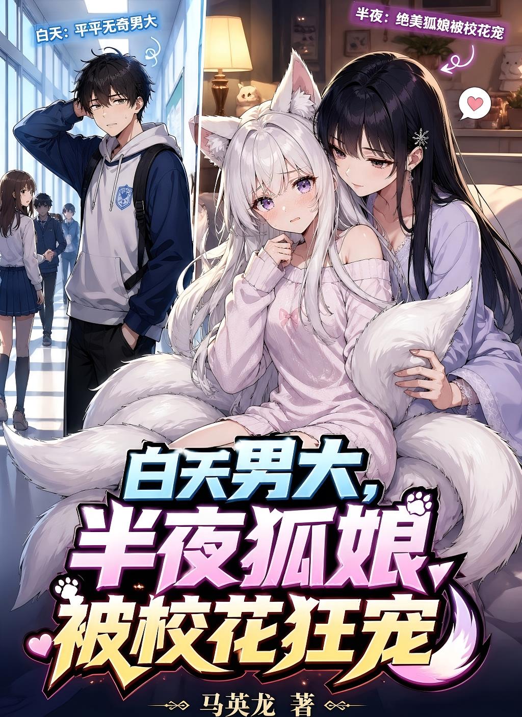 白天男大,半夜狐娘被校花狂宠